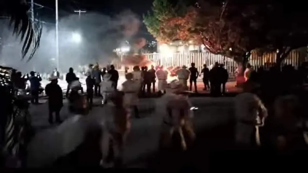 bloqueo en torre Chiapas