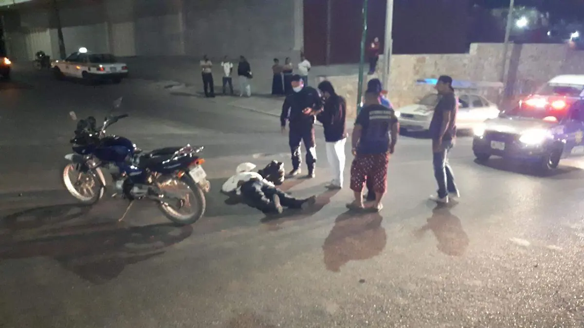 lesionado moto