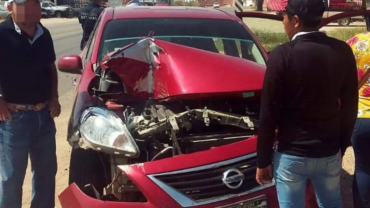 choque, accidente, familia