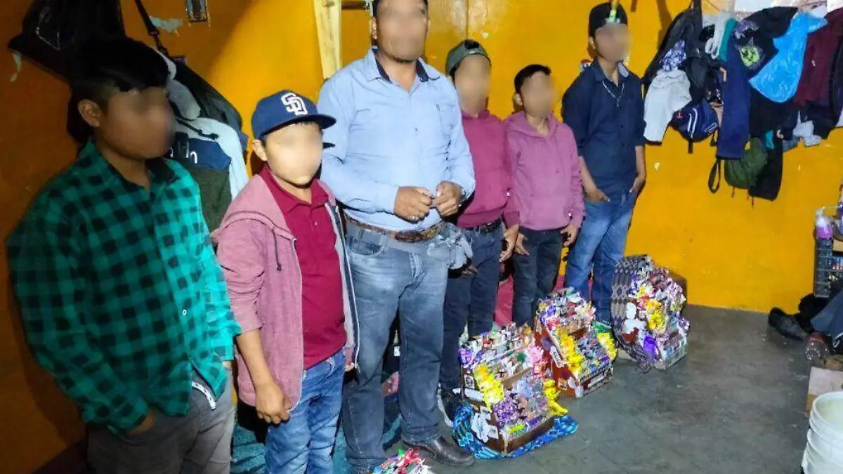 Niños chiapanecos obligados a trabajar en Oaxaca