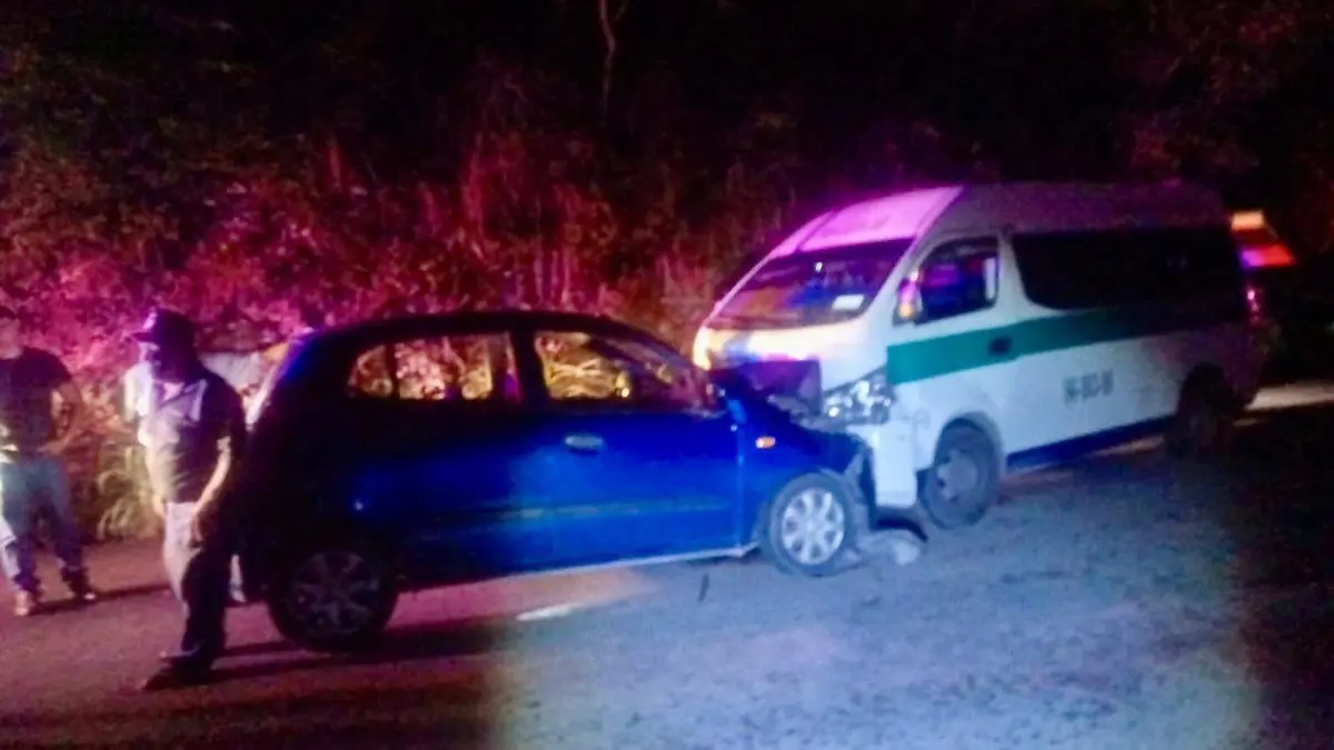 Accidente en la vía Suchiapa