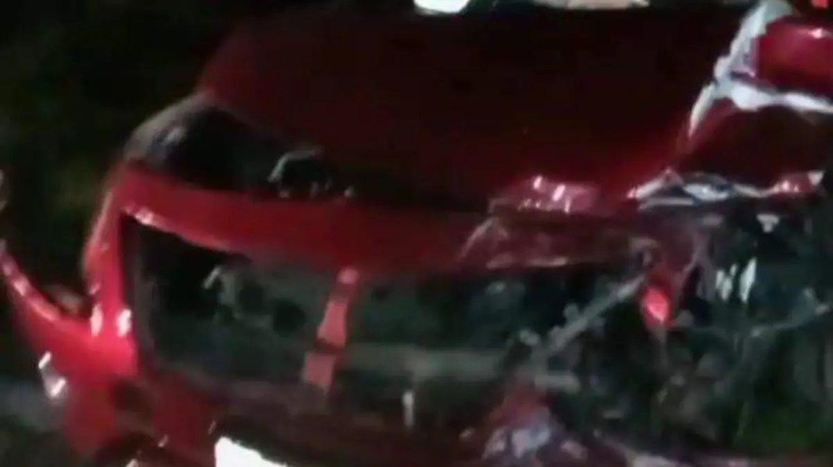 Accidente en la carretera San Cristóbal