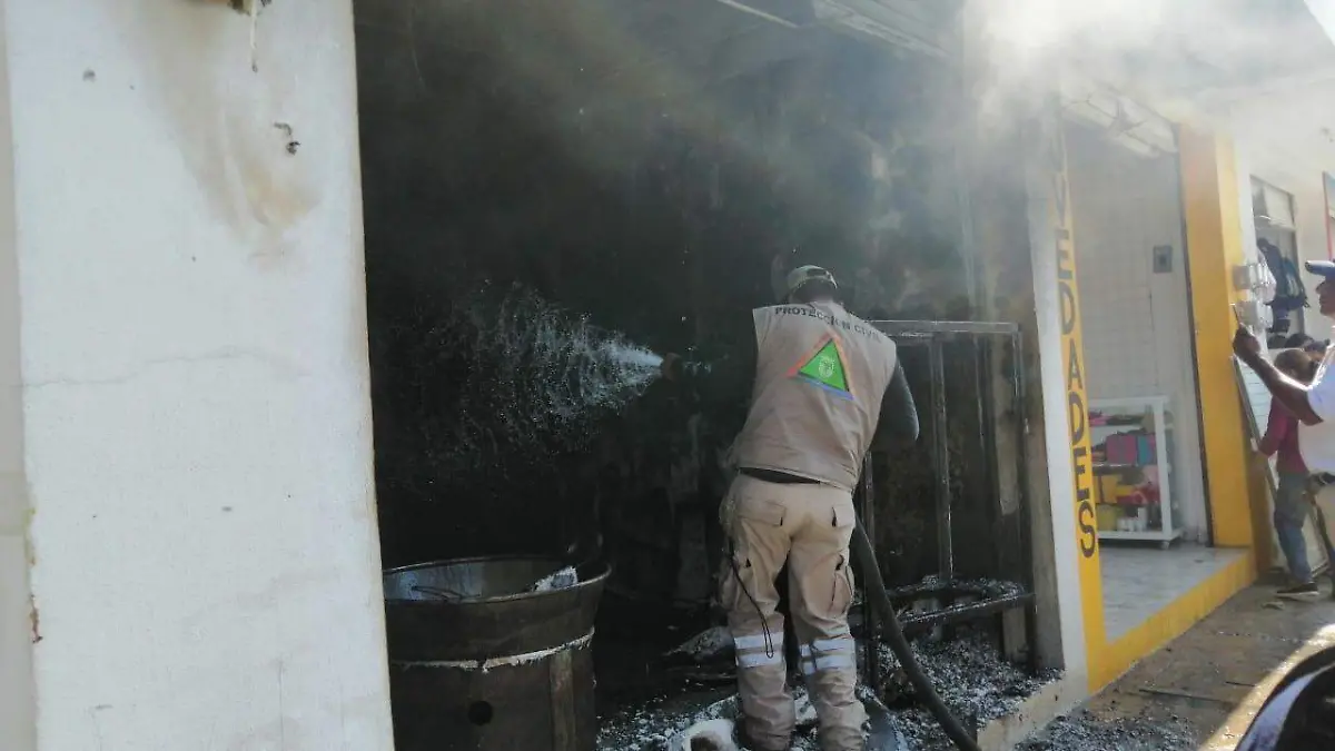 incendio local comercio