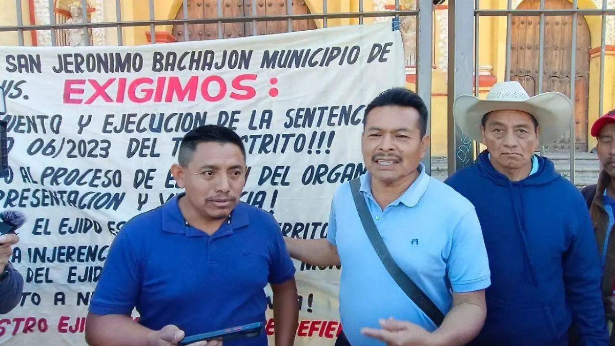 ejidatarios de san jeronimo 