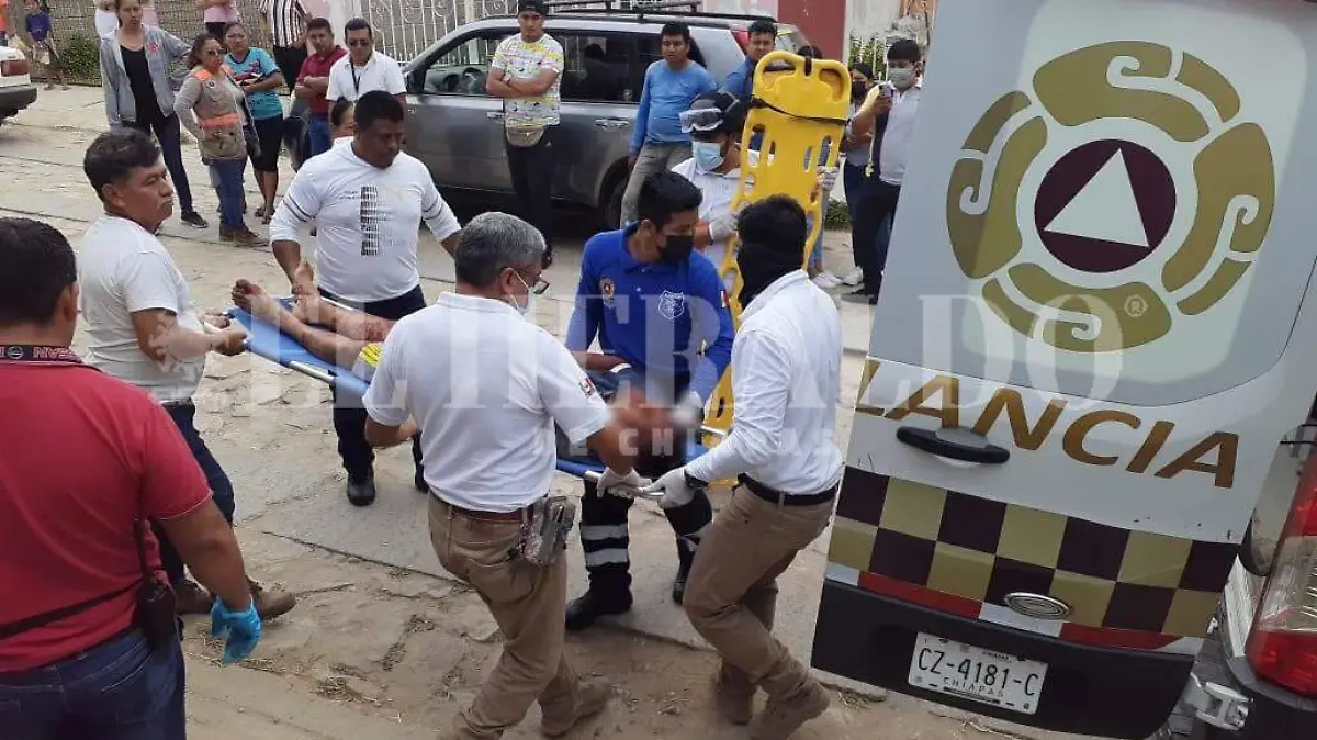 Ataque de pitbull en Copoya