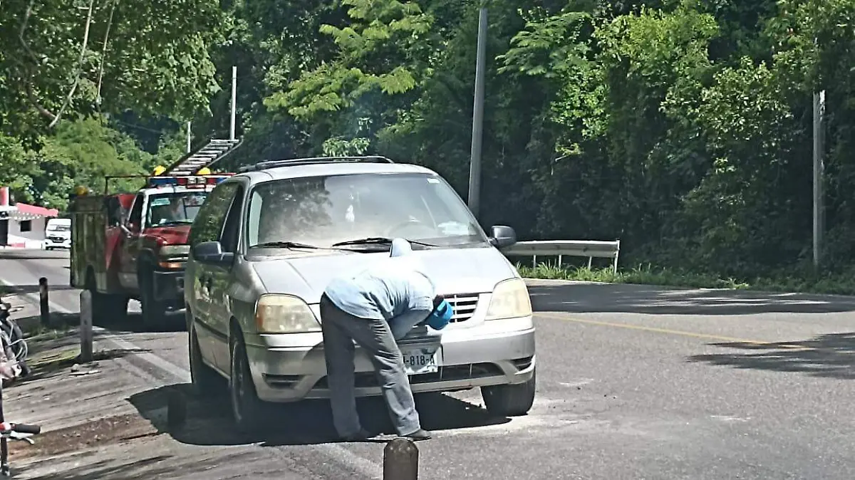 camioneta se incendia
