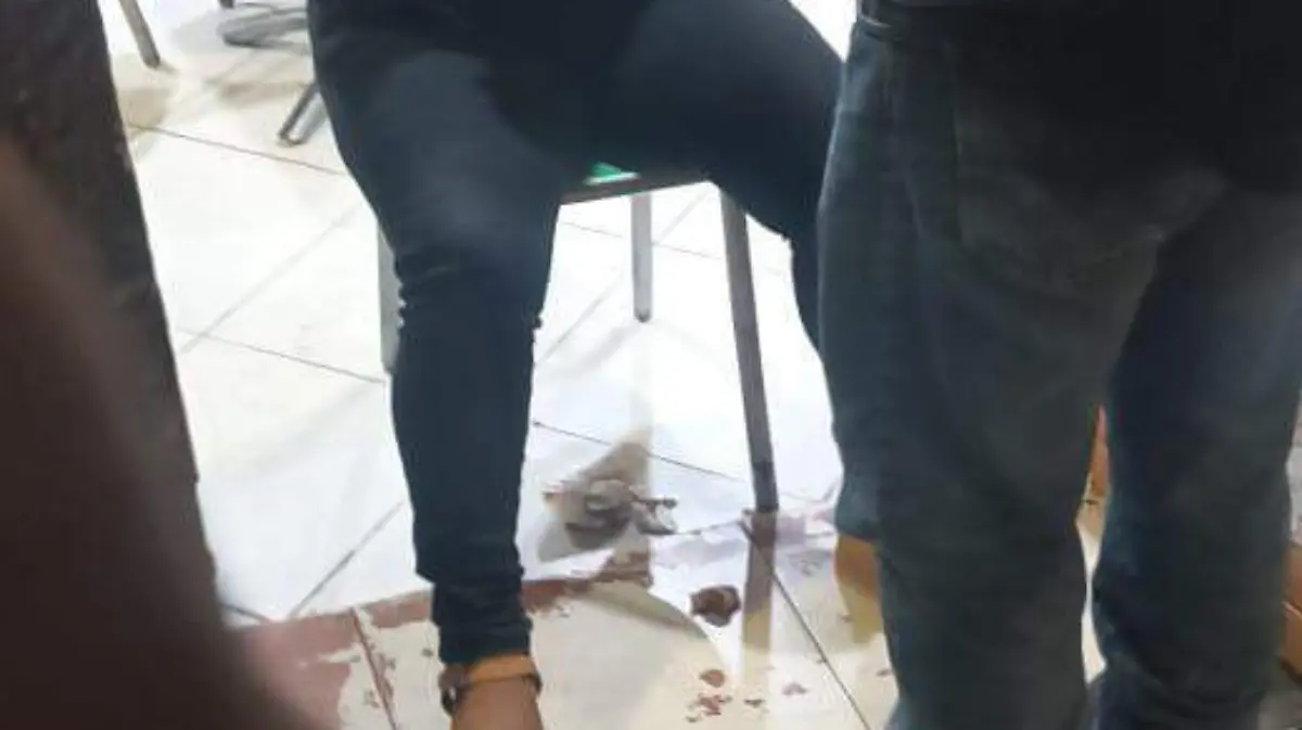Mujer lesionada