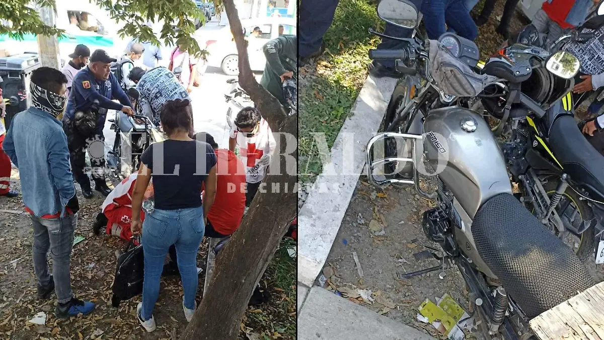 moto accidente