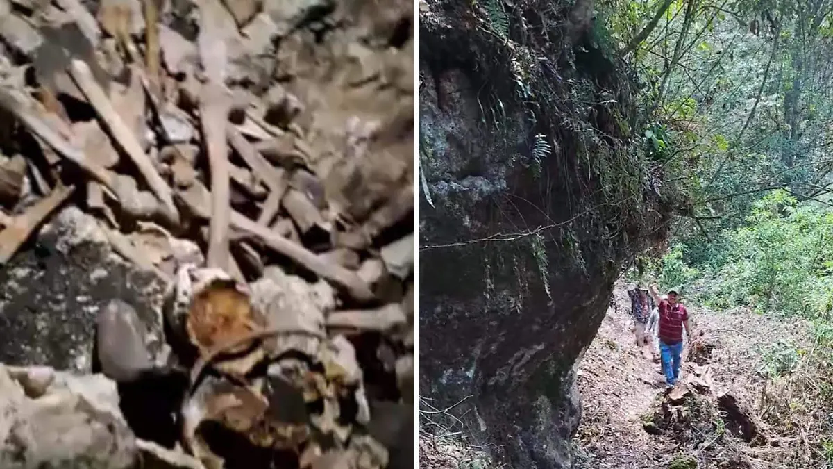 Osamentas en San Juan Chamula