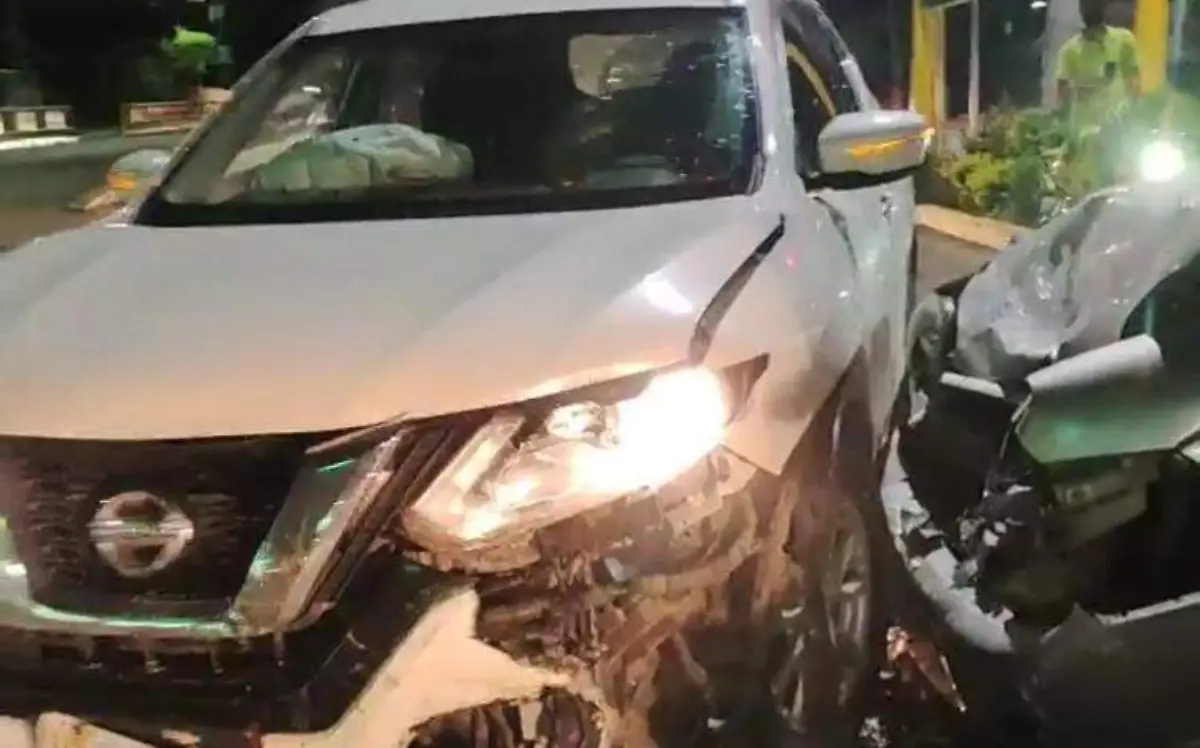 Accidente en el bulevar Belisario Domínguez