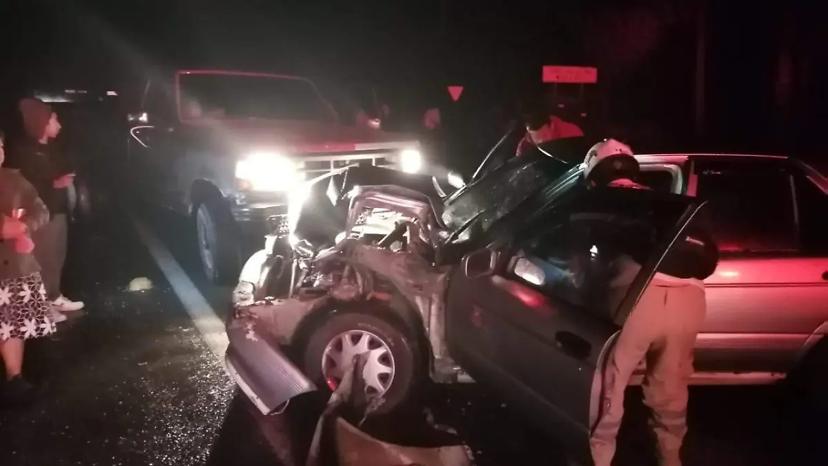 choque lesionados accidente carretera