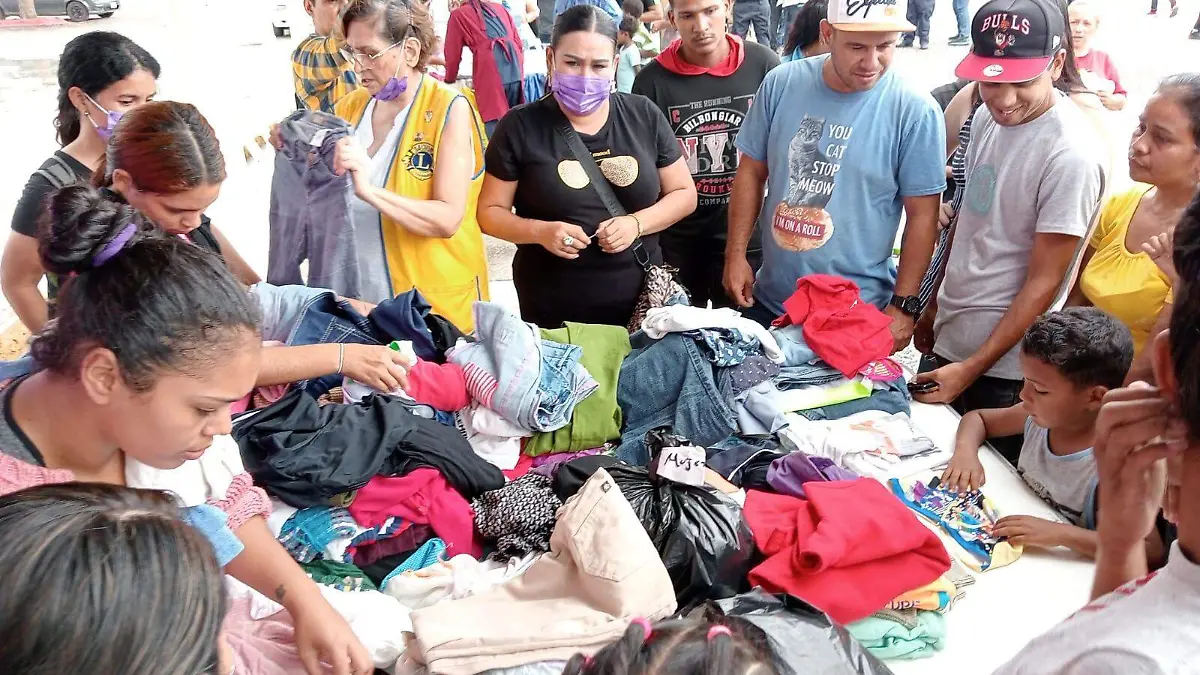 Migrantes varados en Chiapas