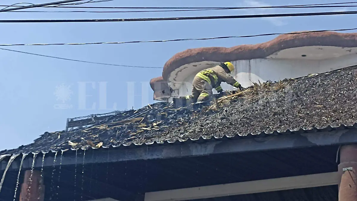 Incendio de palapa