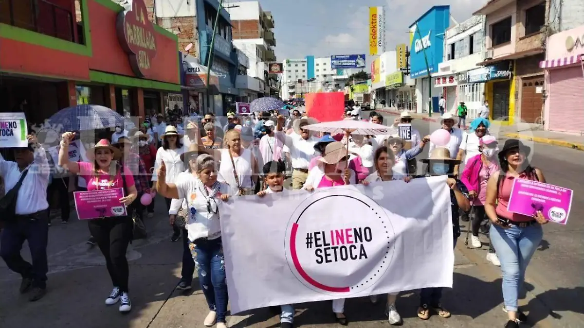 Marcha democracia Tuxtla
