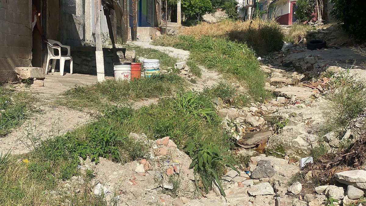 calle destruida