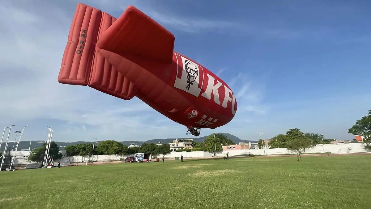Dirigible en Tuxtla Gutiérrez