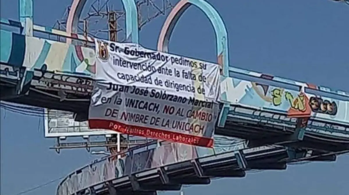 Estudiantes de Unicach inconformes con nuevo proyecto