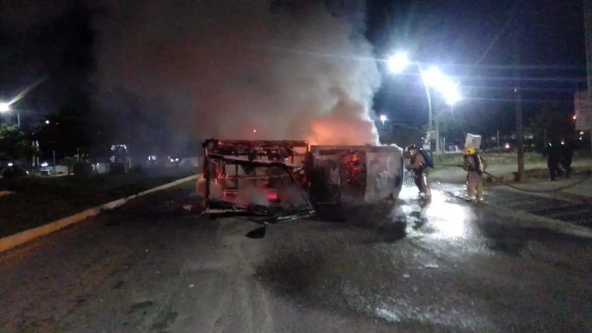 normalistas incendios unidades retenidas