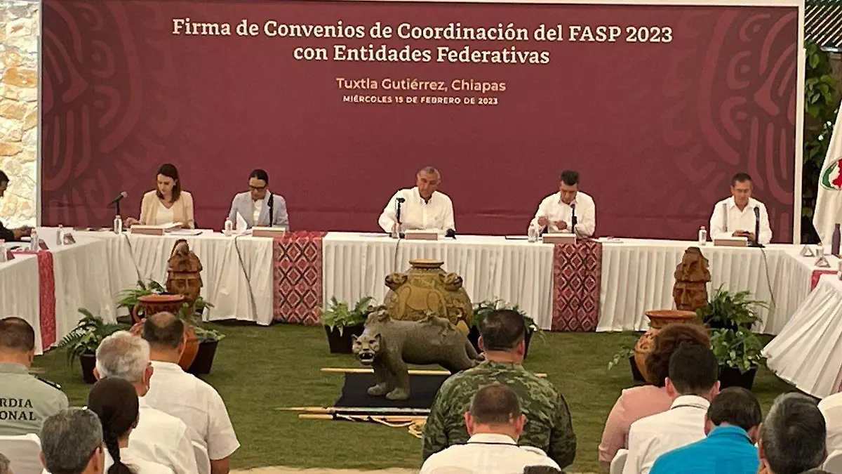Firma de Convenios de Coordinación del Fondo de Aportación a la Seguridad Pública