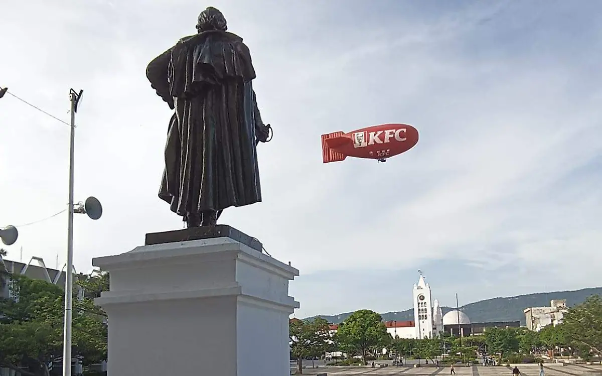 Dirigible en Tuxtla Gutiérrez