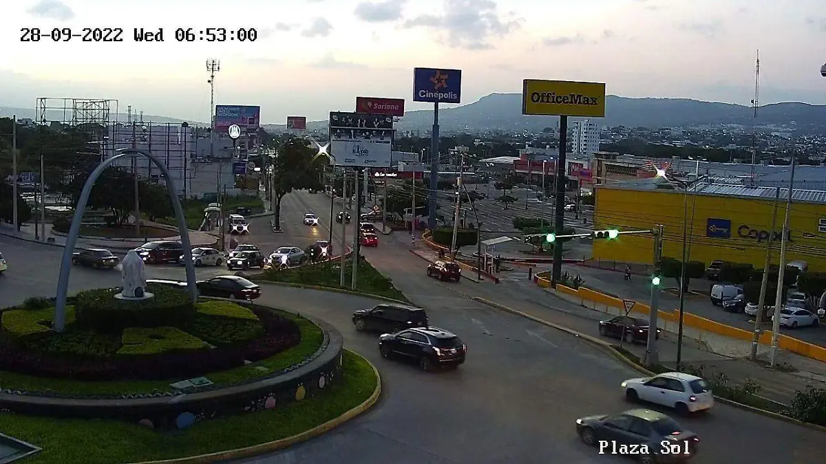 Tráfico en Tuxtla