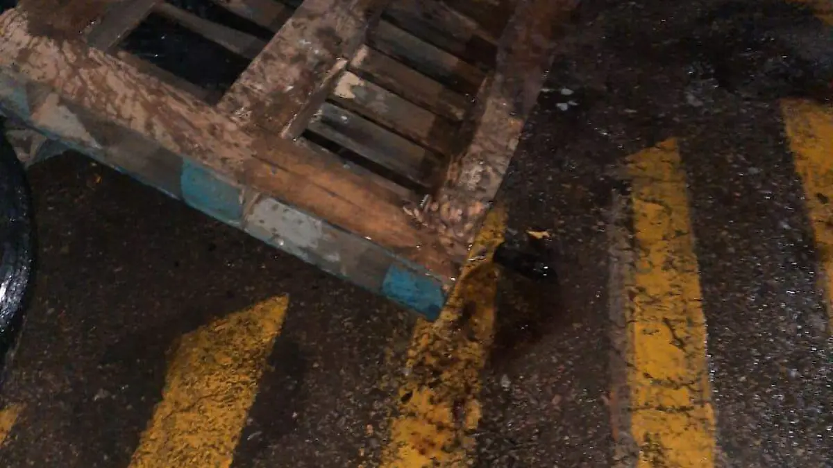 Destrozos en la secretaría de educación