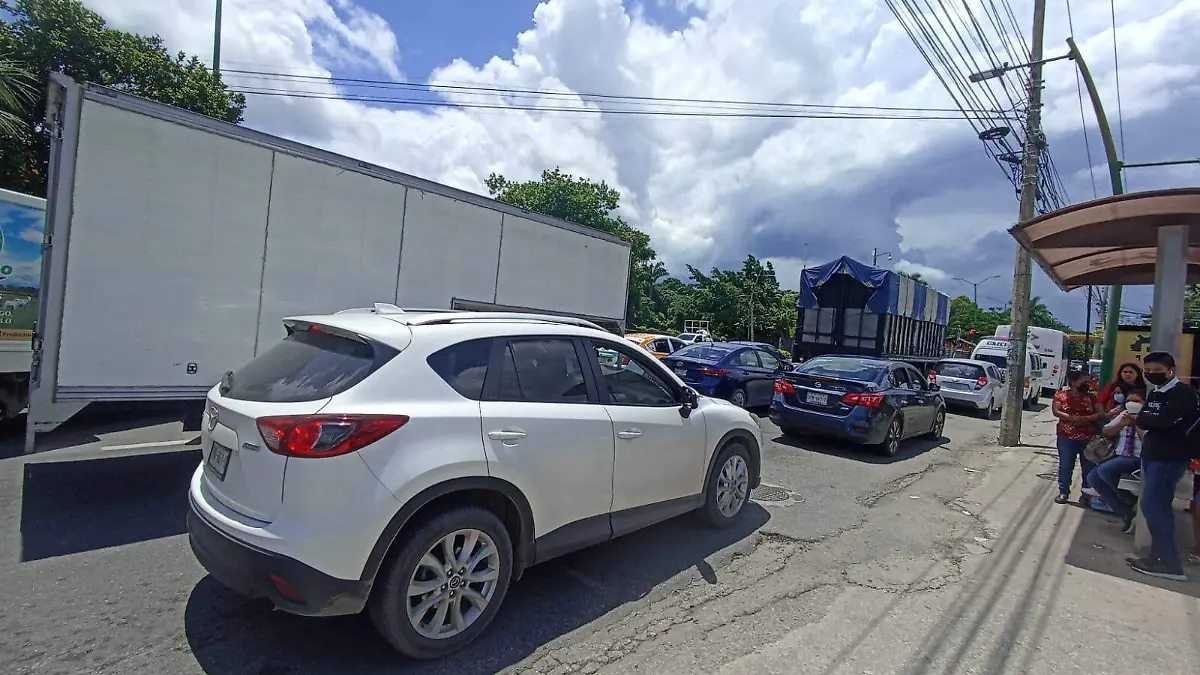 Tráfico vehicular en Tuxtla Gutiérrez