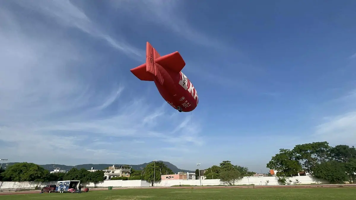Dirigible en Tuxtla Gutiérrez