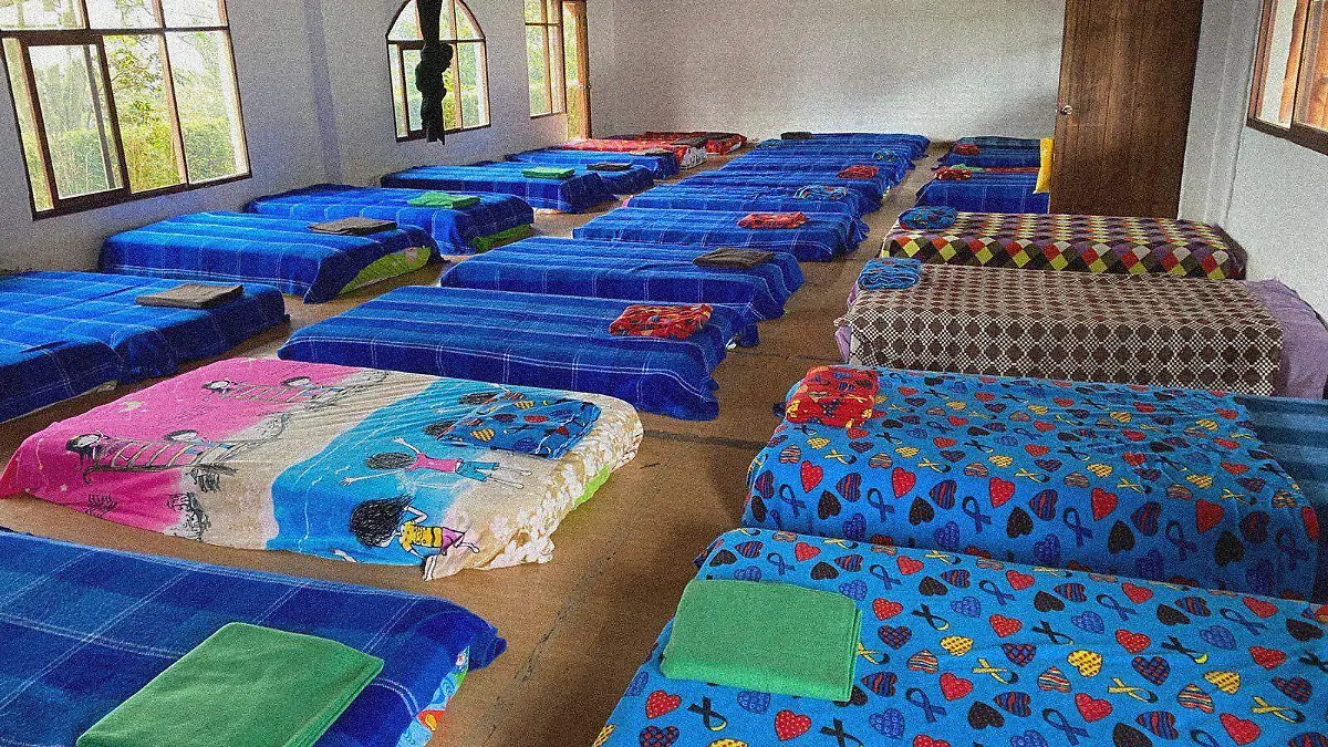Albergue dedicado a personas indígenas en Chiapas