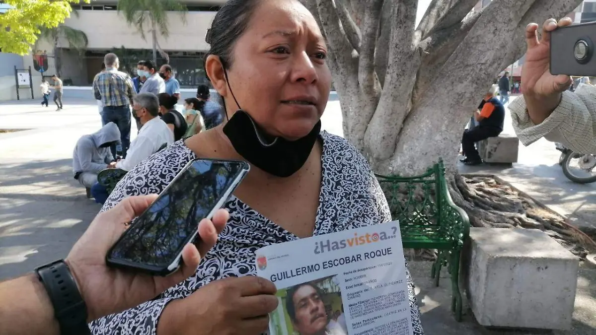 sra denuncia desaparición de su esposo 