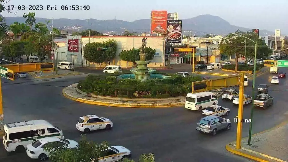 Tránsito vehicular en Tuxtla