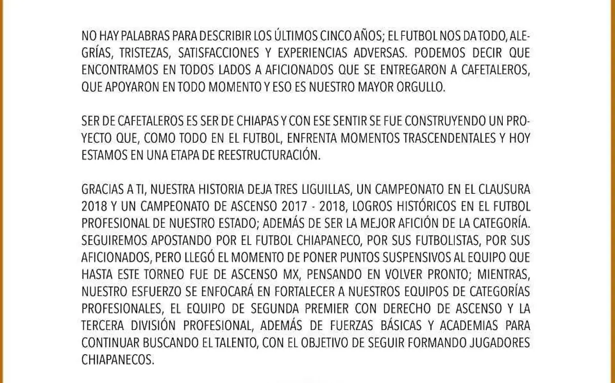 cafetaleros