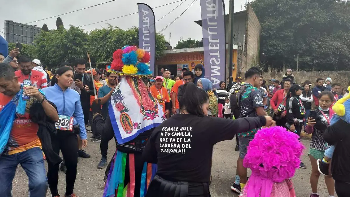 La carrera del mahoma en Ocozocoautla