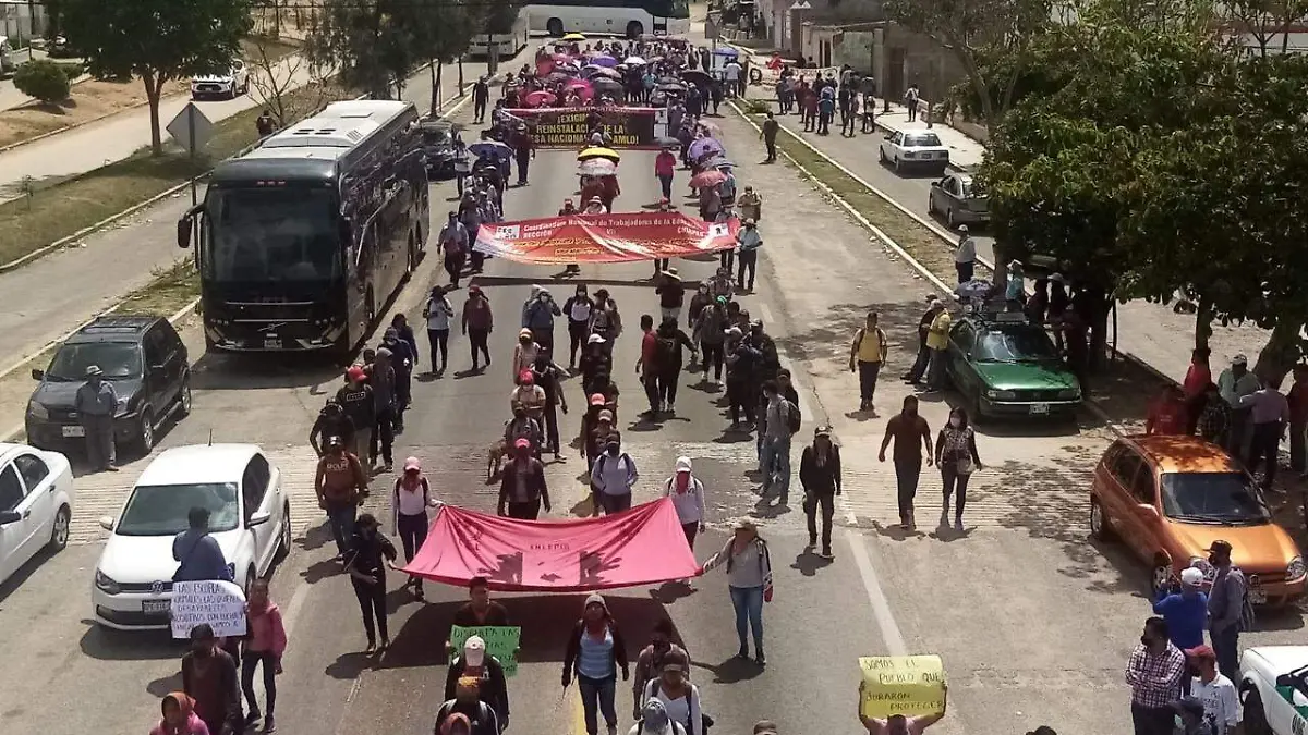 marcha normalistas en cintalapa
