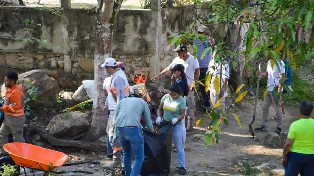 Limpieza en ríos de Copainalá