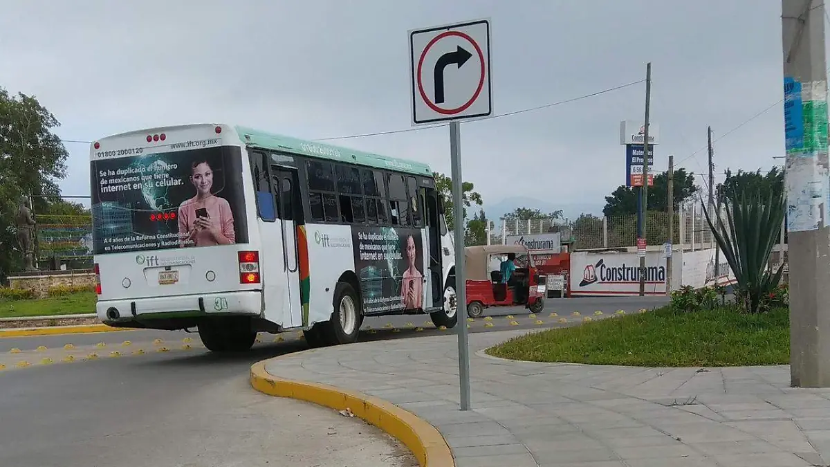 Transporte ruta Berriozábal - Tuxtla