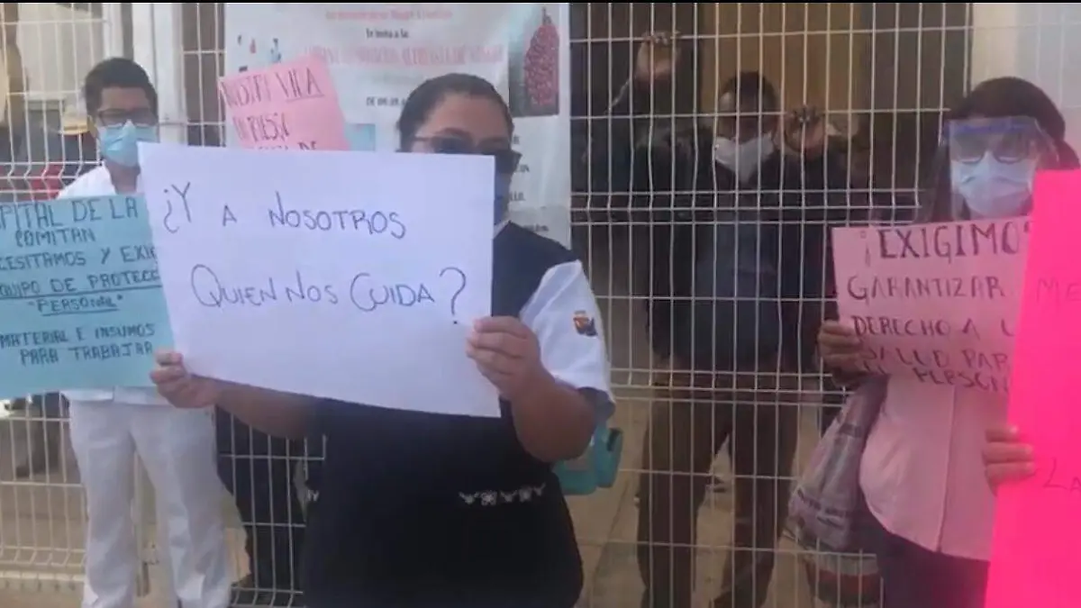 salud, manifestación, hospital