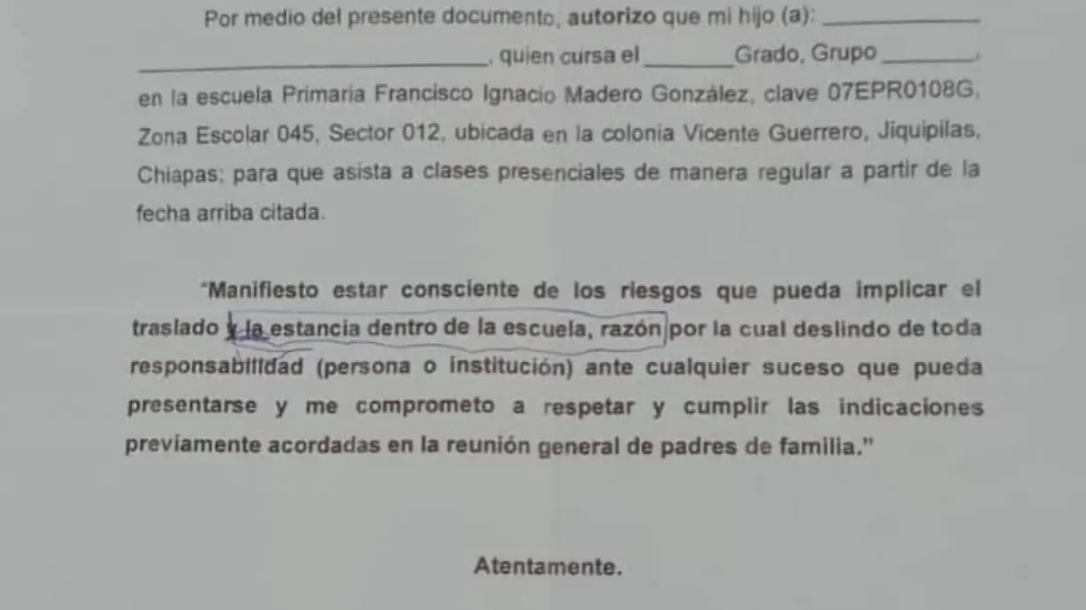 carta responsiva