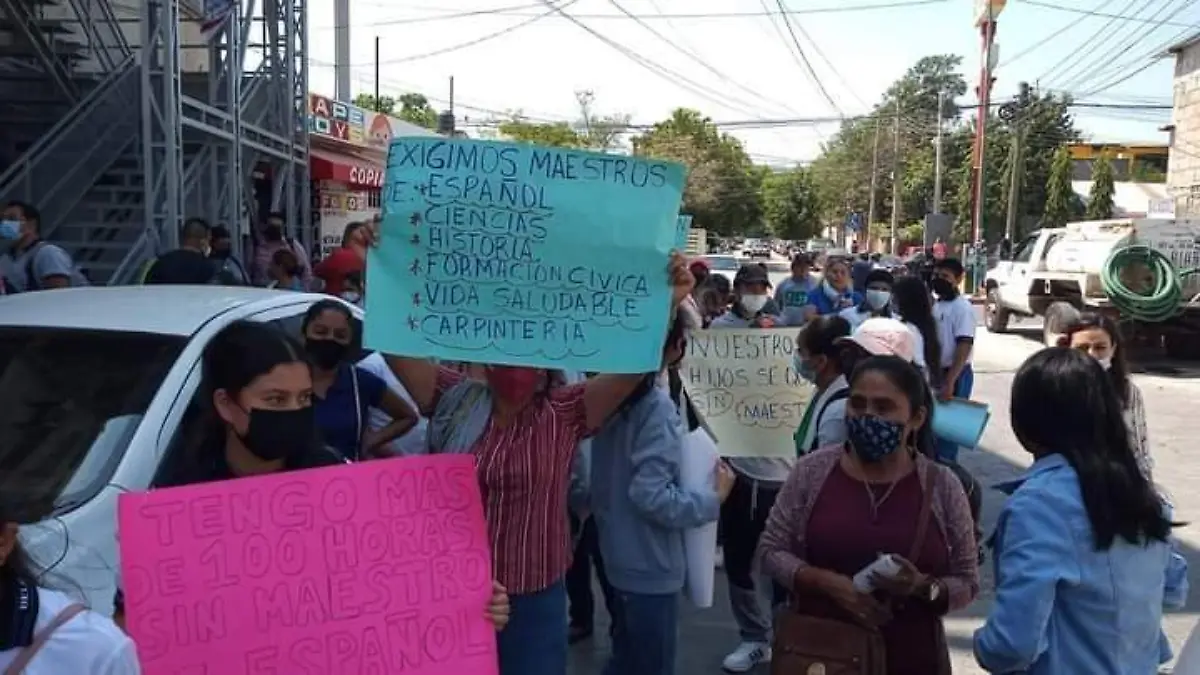 Manifestación alumnos