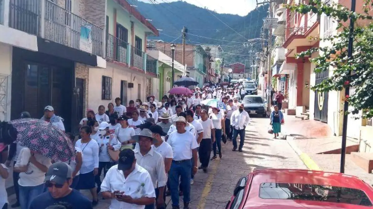 Marcha en Motozintla