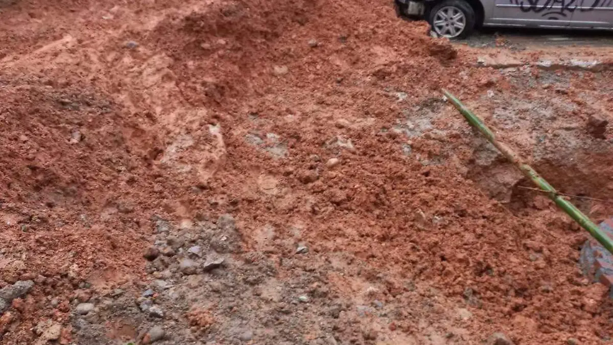 Caminos de lodo en Mezcalapa