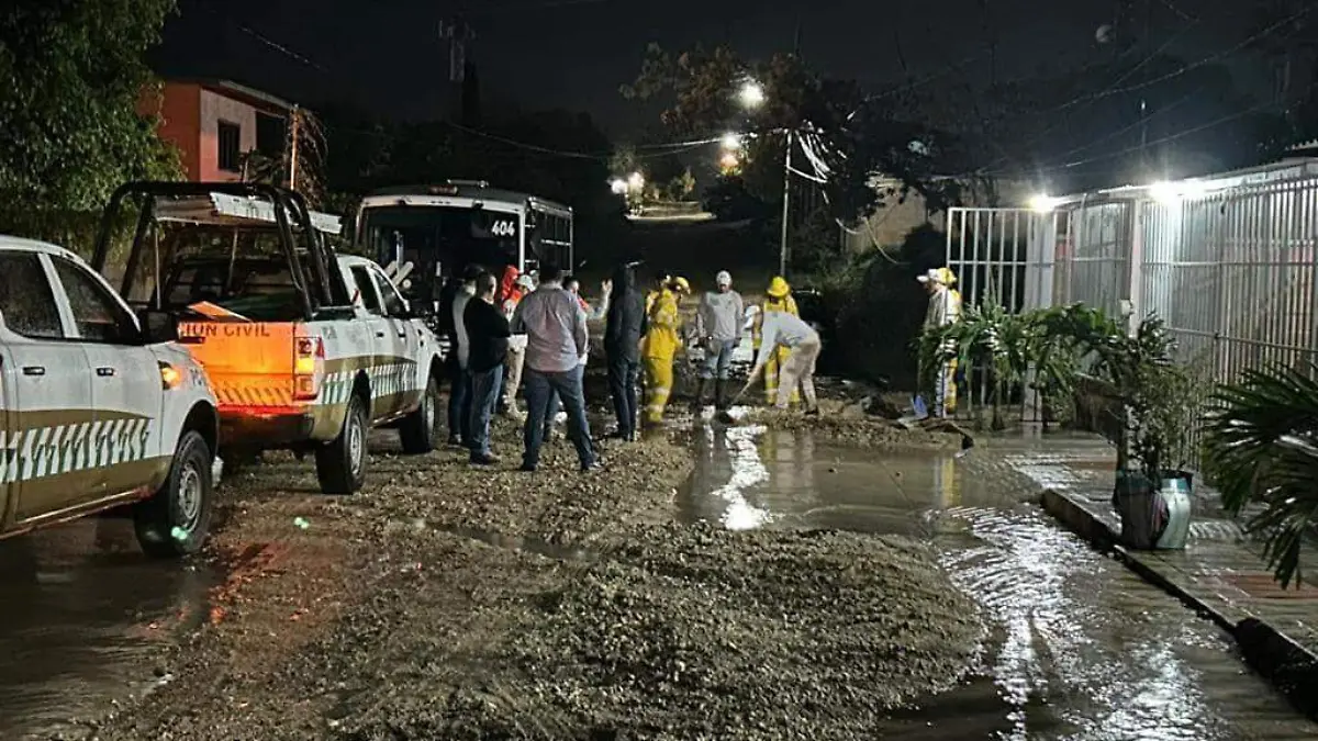 Lluvias intensas en Berriozábal