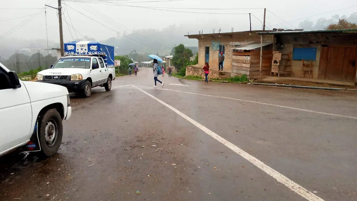 Bloqueo en carreteras de Chiapas