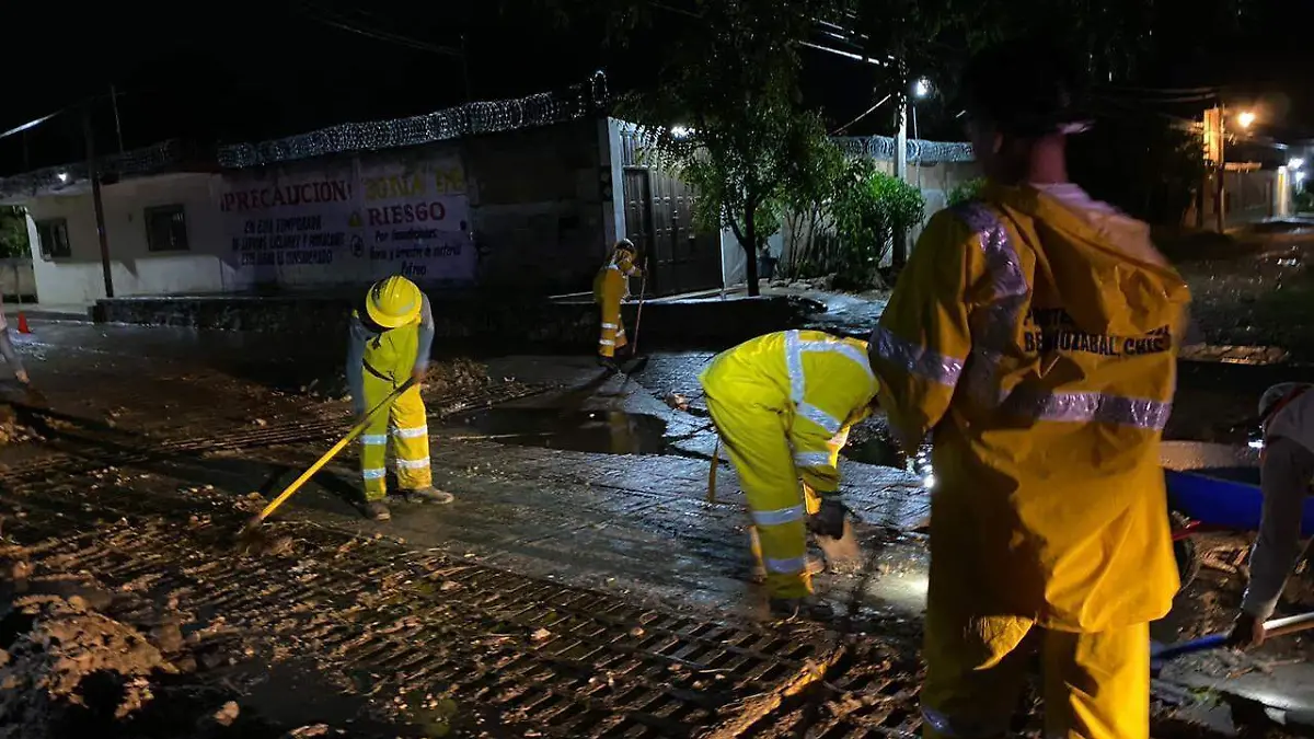 Lluvias intensas en Berriozábal