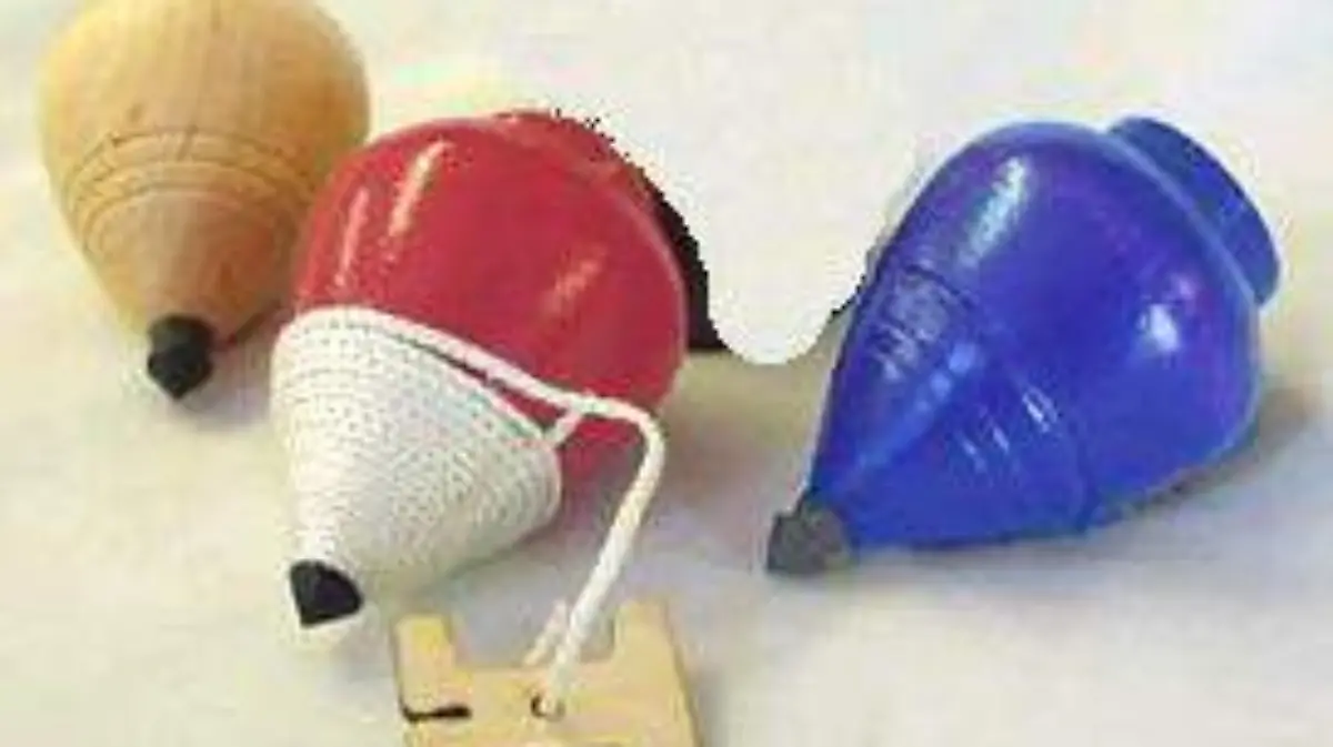 trompos de plástico