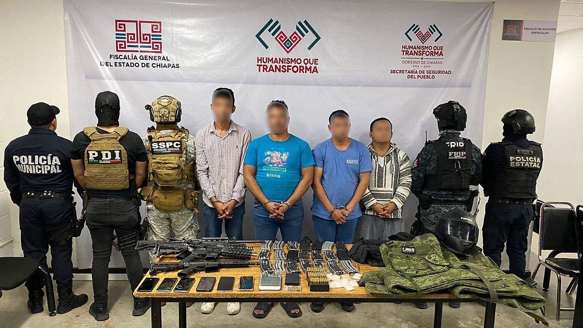 Capturan A Miembros De Celula Delictiva En Tuxtla Gutierrez El