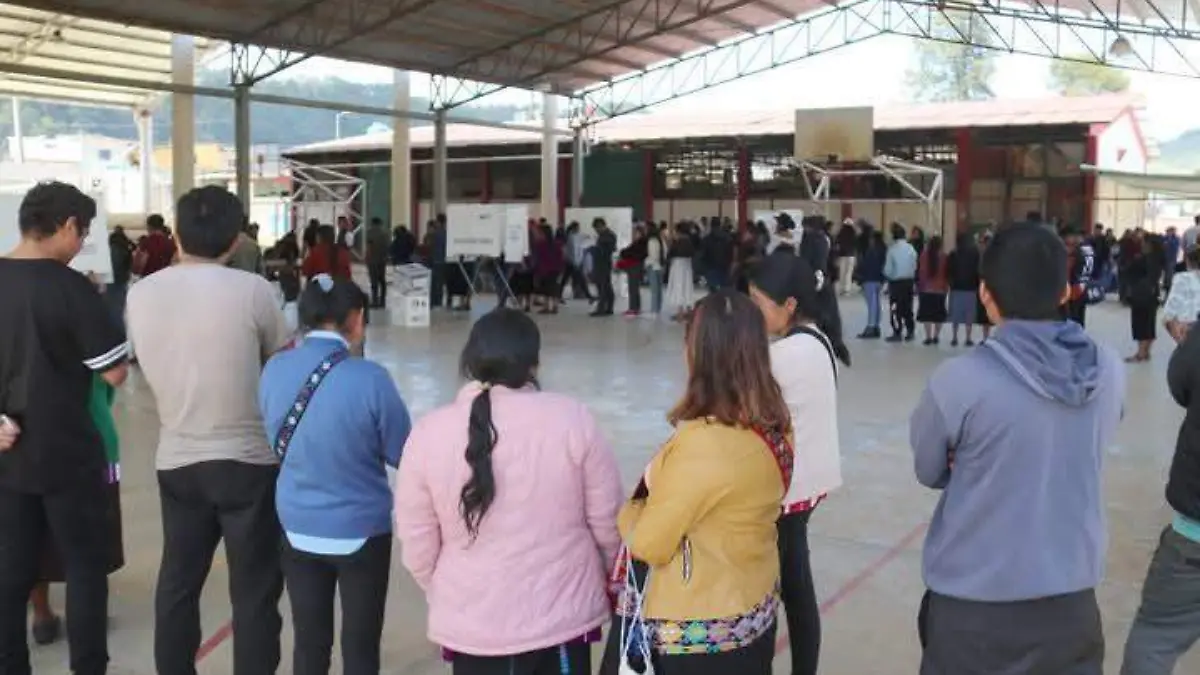 votaciones en oxchuc