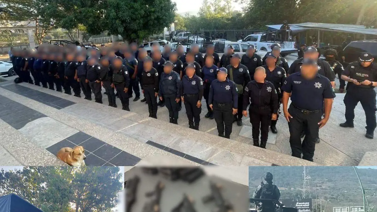 Policias detenidos