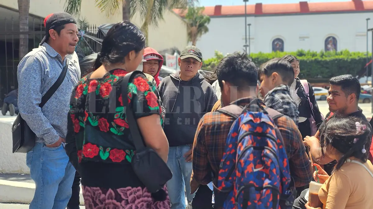 Familias desplazadas de Chenalhó