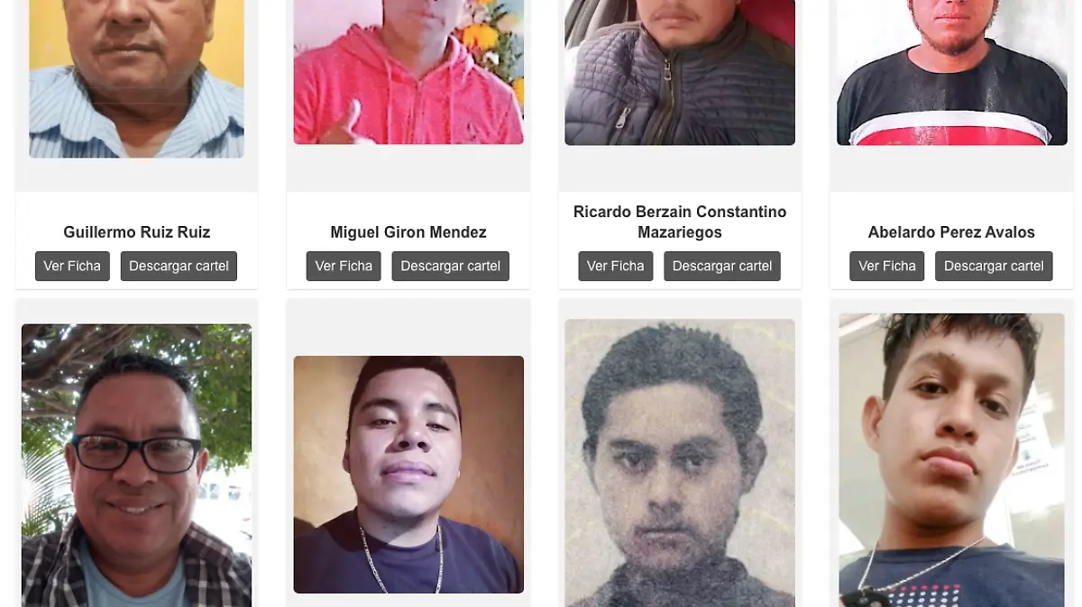 desaparecidos en Chiapas